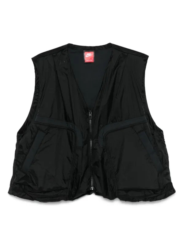 nike body warmer black