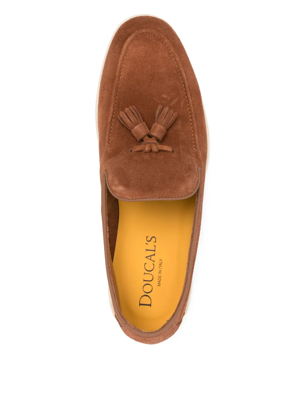 Doucal's leather loafers Brown