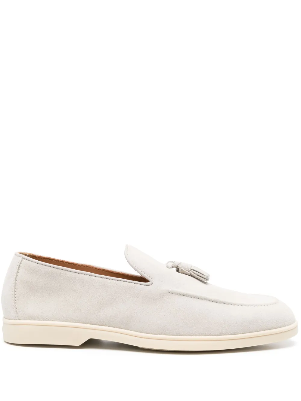 Doucal's tassel-detail loafers Grey