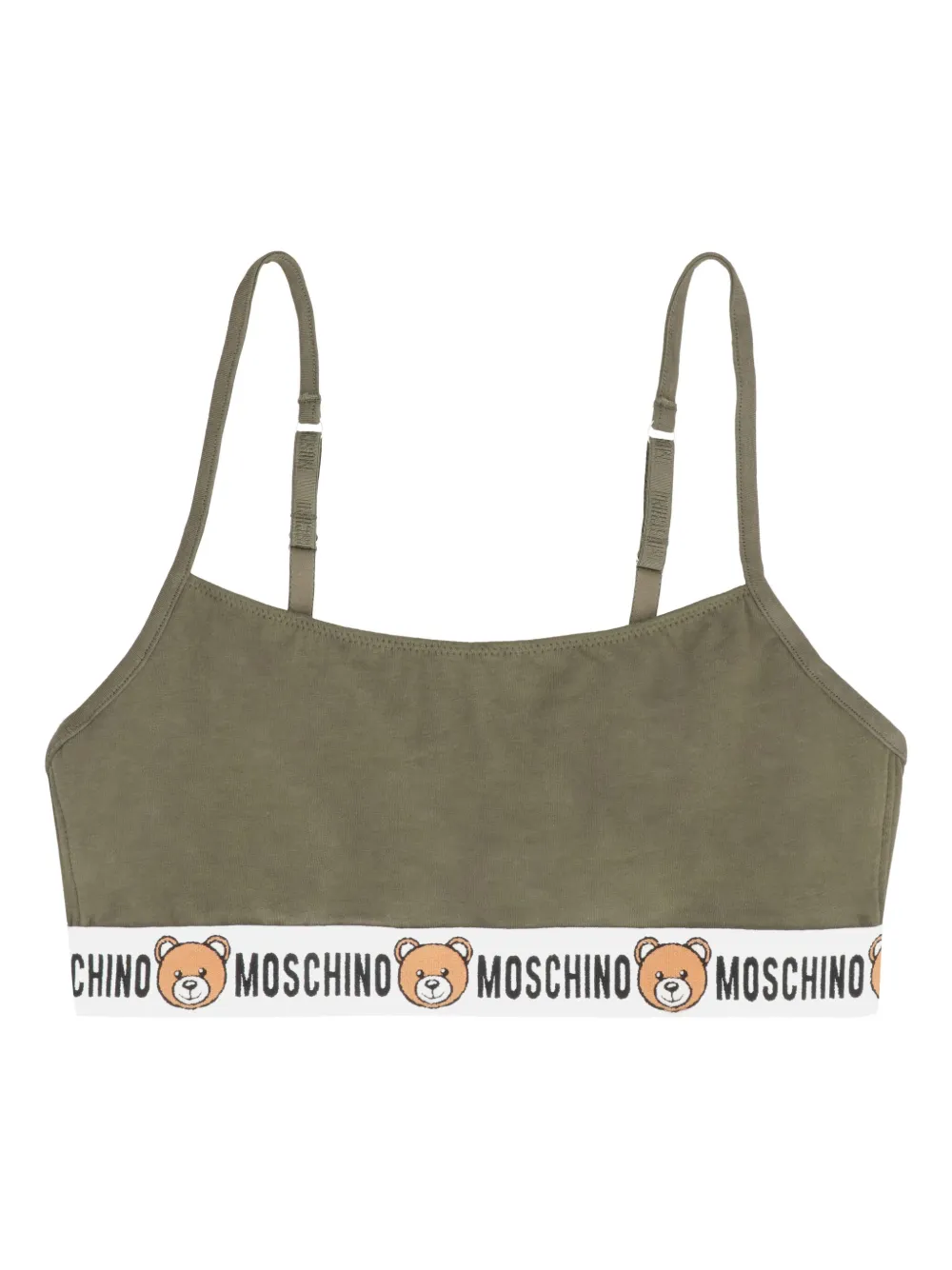 Moschino Bh met logoprint Groen
