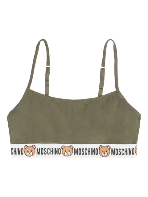 Moschino brasier con logo estampado