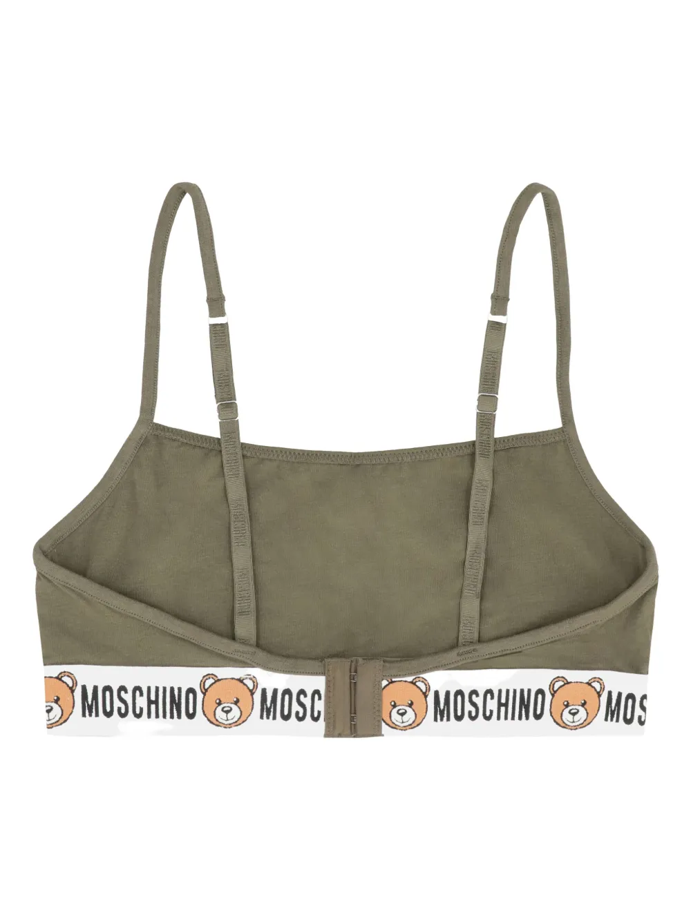 Moschino Bh met logoprint Groen