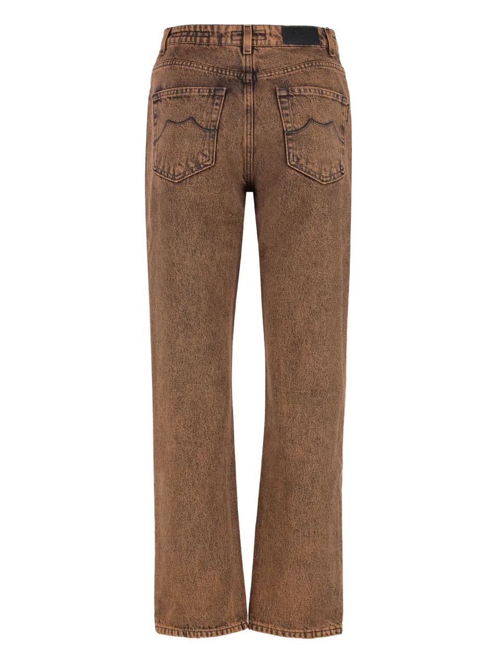 Moorer logo-patch jeans - Oranje
