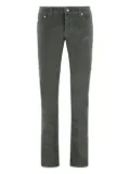 Moorer five-pocket corduroy trousers - Green