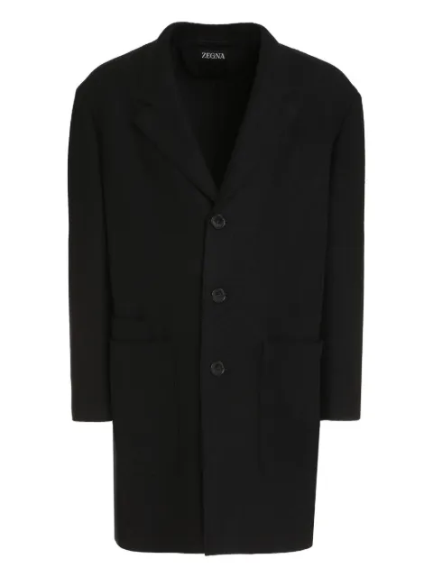 Zegna wool single-breasted coat