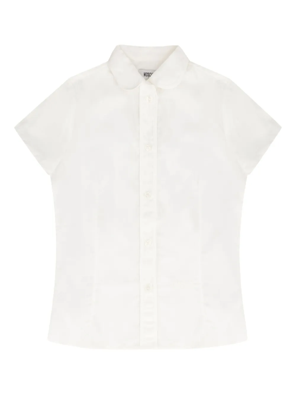 Moschino Kids cotton shirt Wit
