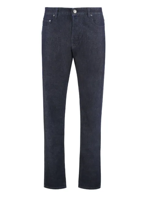 Moorer five-pocket denim trousers