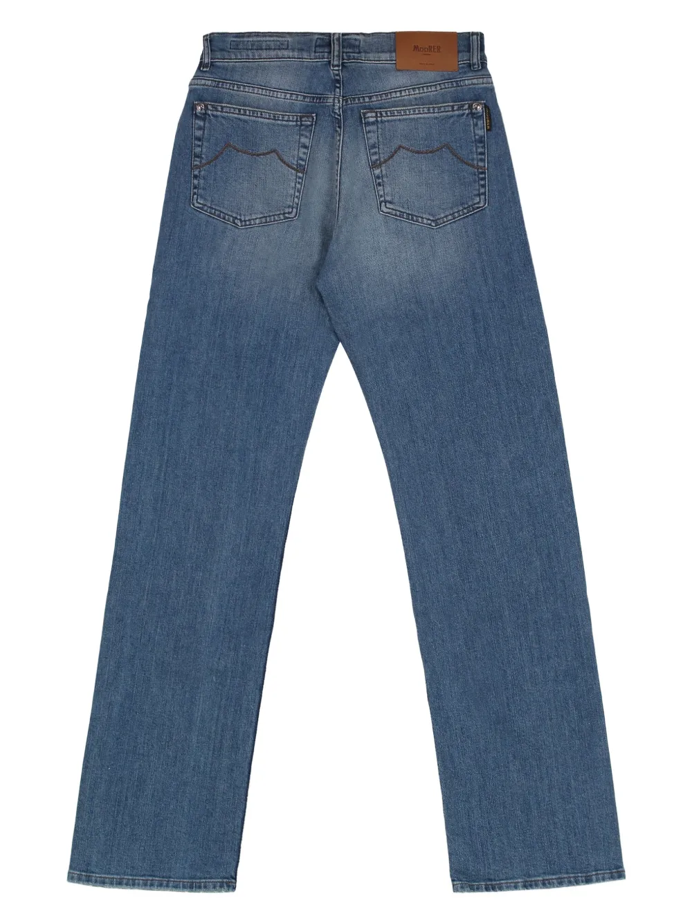Moorer five-pocket design jeans - STONEWASHED
