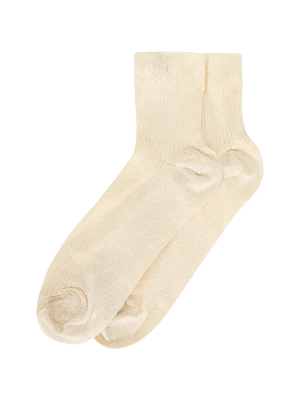  Valentino Garavani Ribbed Socks - Neutrals 