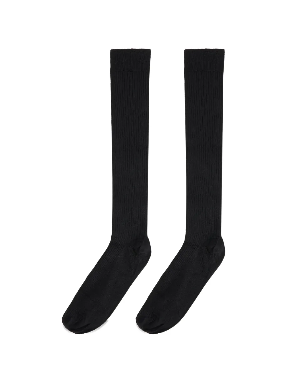 RED(V) ribbed socks - Nero