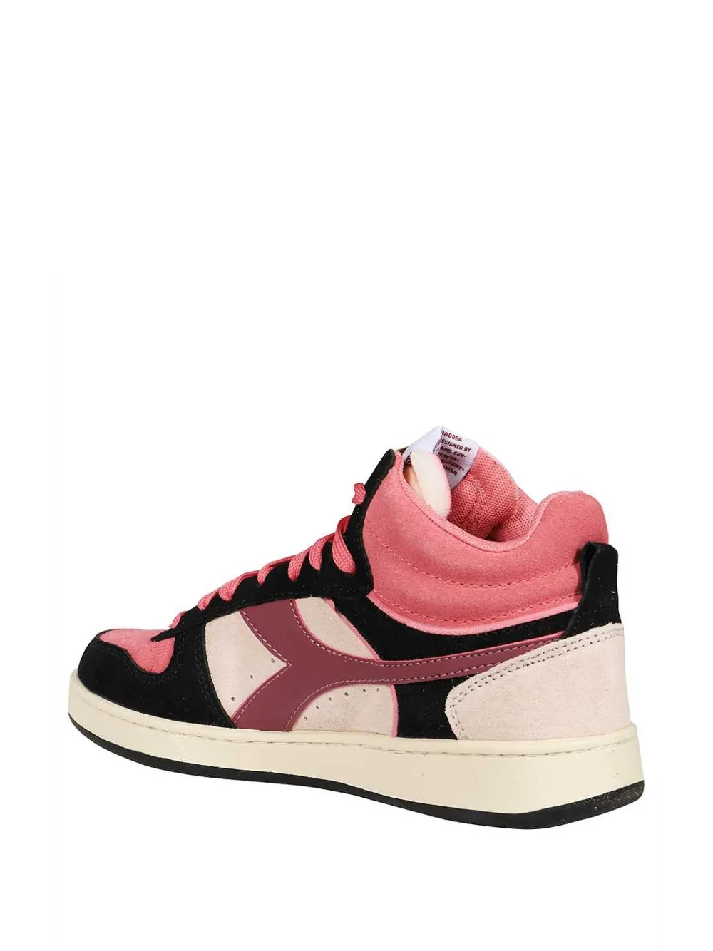 Diadora suede high-top sneakers Pink