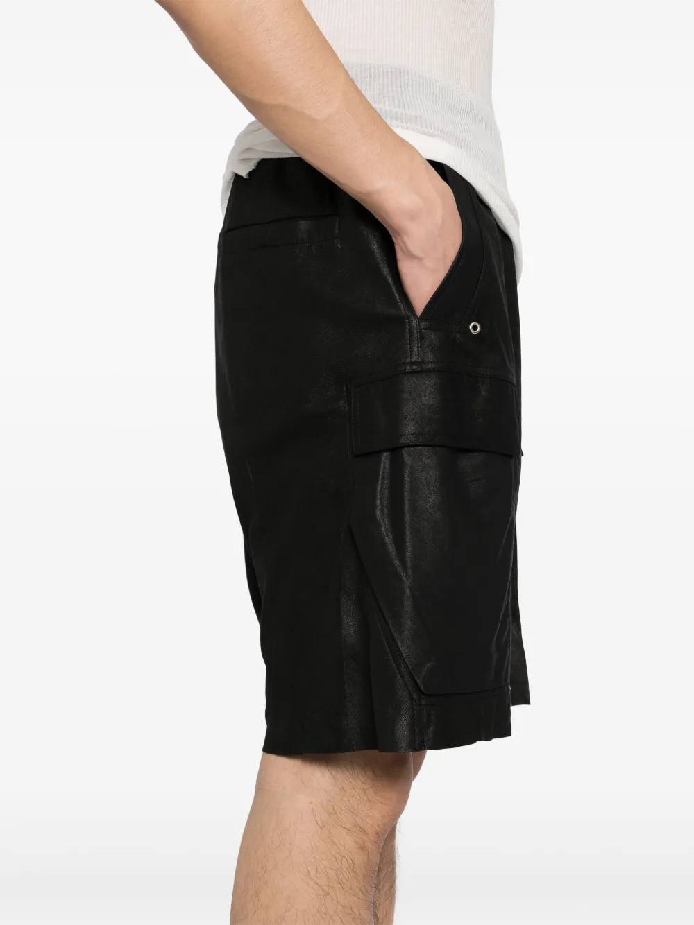 Rick Owens Cargobela shorts Zwart