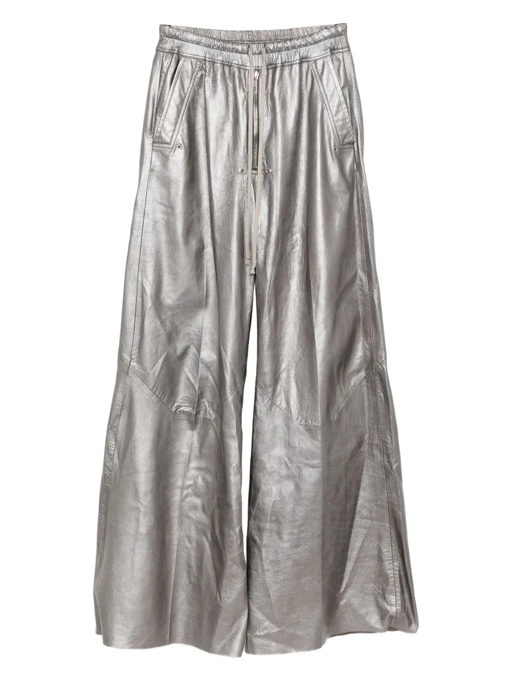 Rick Owens Ibam ワイドパンツ - グレー Rick Owens Ibam ワイドパンツ - グレー