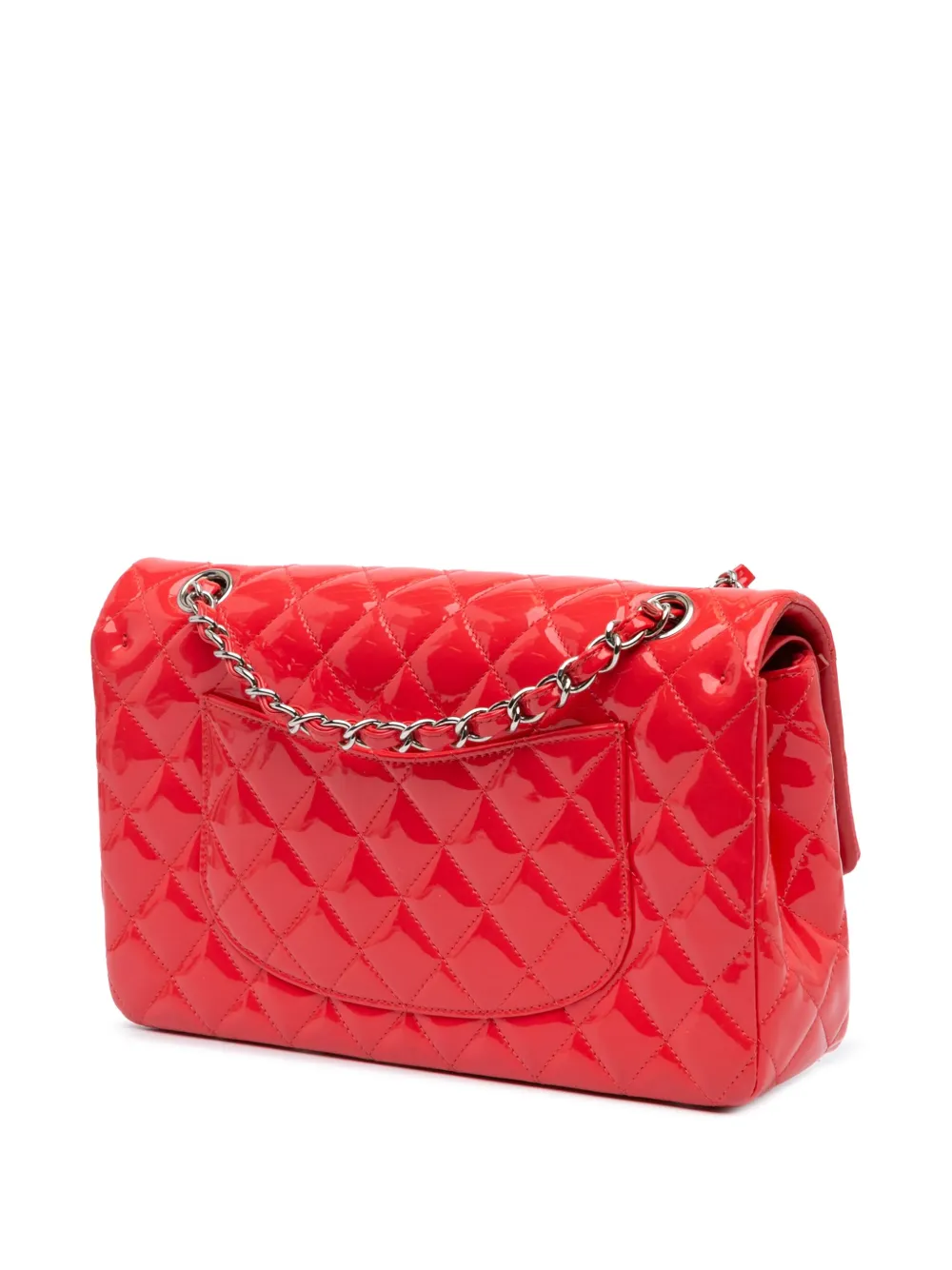 CHANEL Pre-Owned شنطة كتف 'دابل فلاب' كلاسيك لامعة متوسطة 2015-2016 | كلاسيكيات | Image 2
