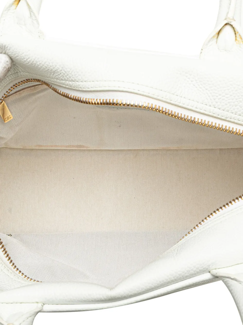2003-2004 Cc Quilted Caviar Bowling Bag Handbag