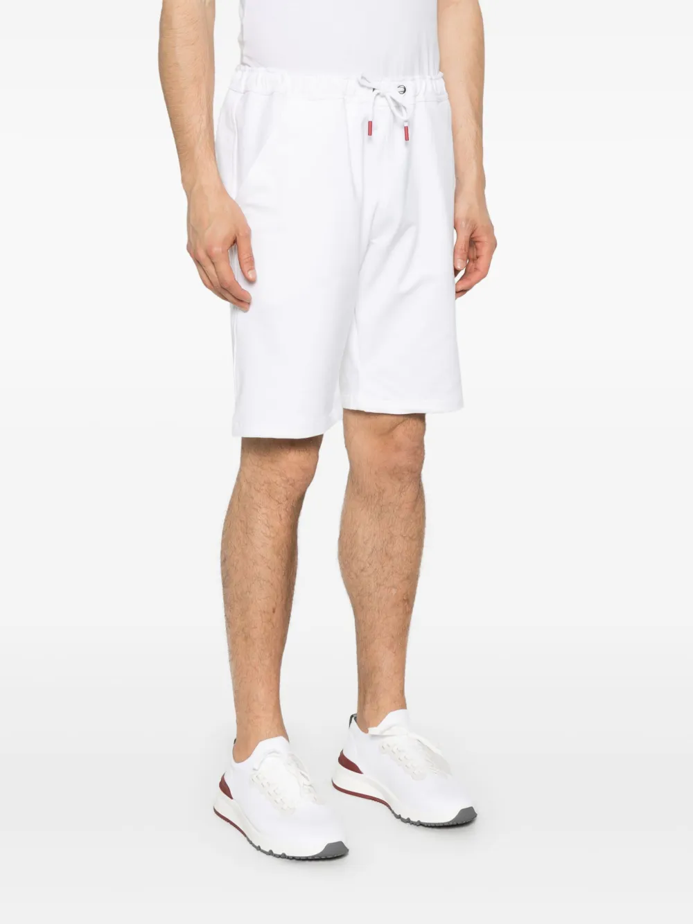 Kiton Jersey shorts Wit
