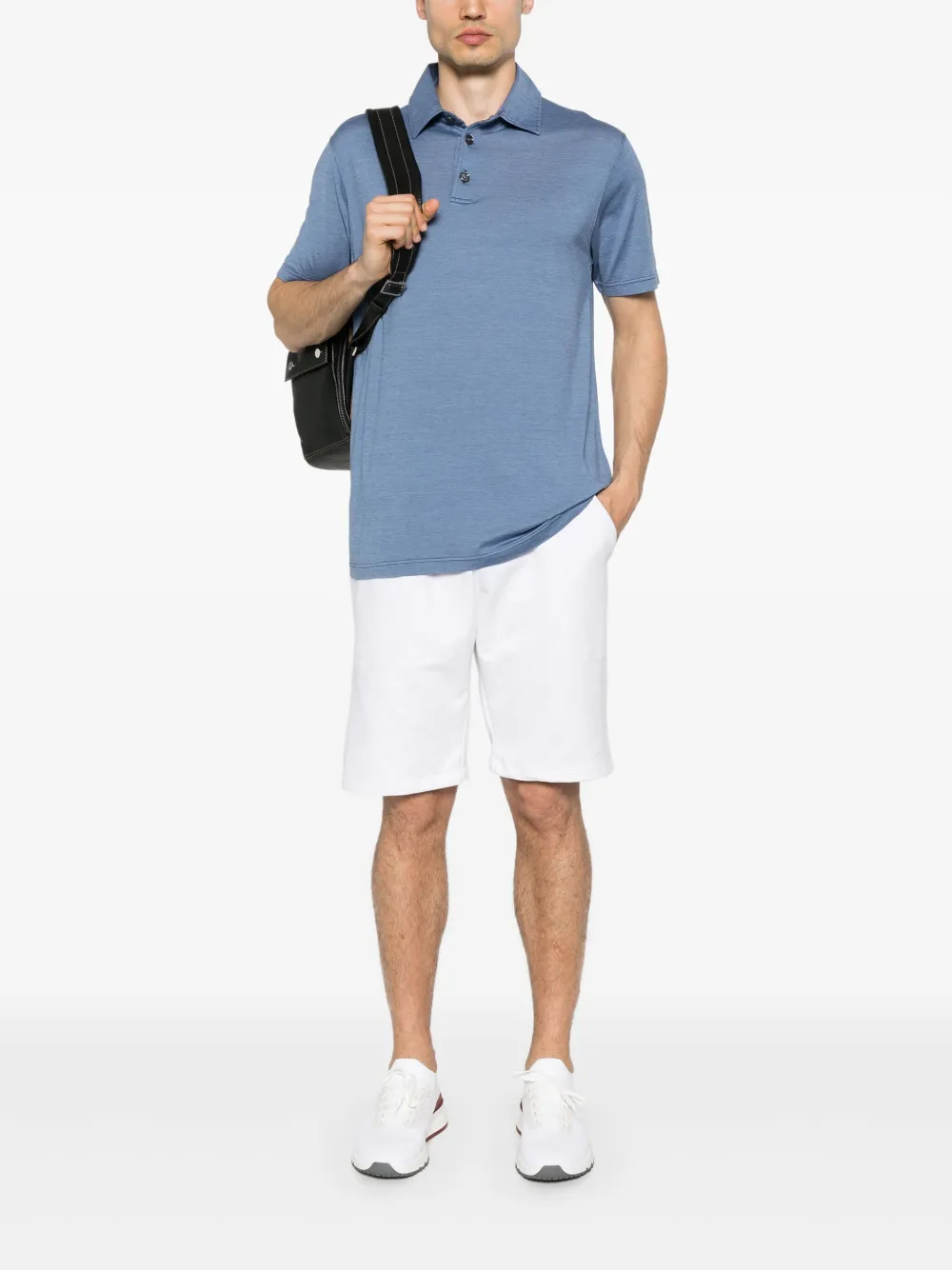 Kiton Jersey shorts Wit