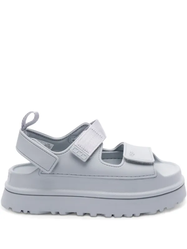 美品✨UGG GoldenGlow Sandal JPサイズ 22cm UGG GOLDENGLOW WOMEN SANDAL SHADED CLOVER US 7 /UK 5 /EU 38