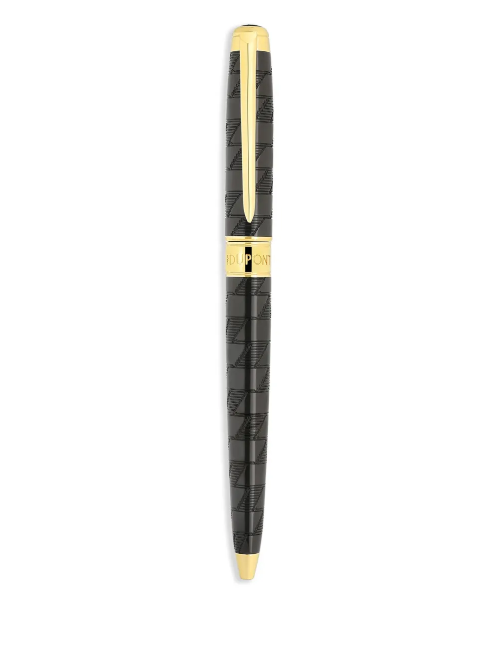 S.T. Dupont engraved-logo ballpoint pen | Black | Image 1