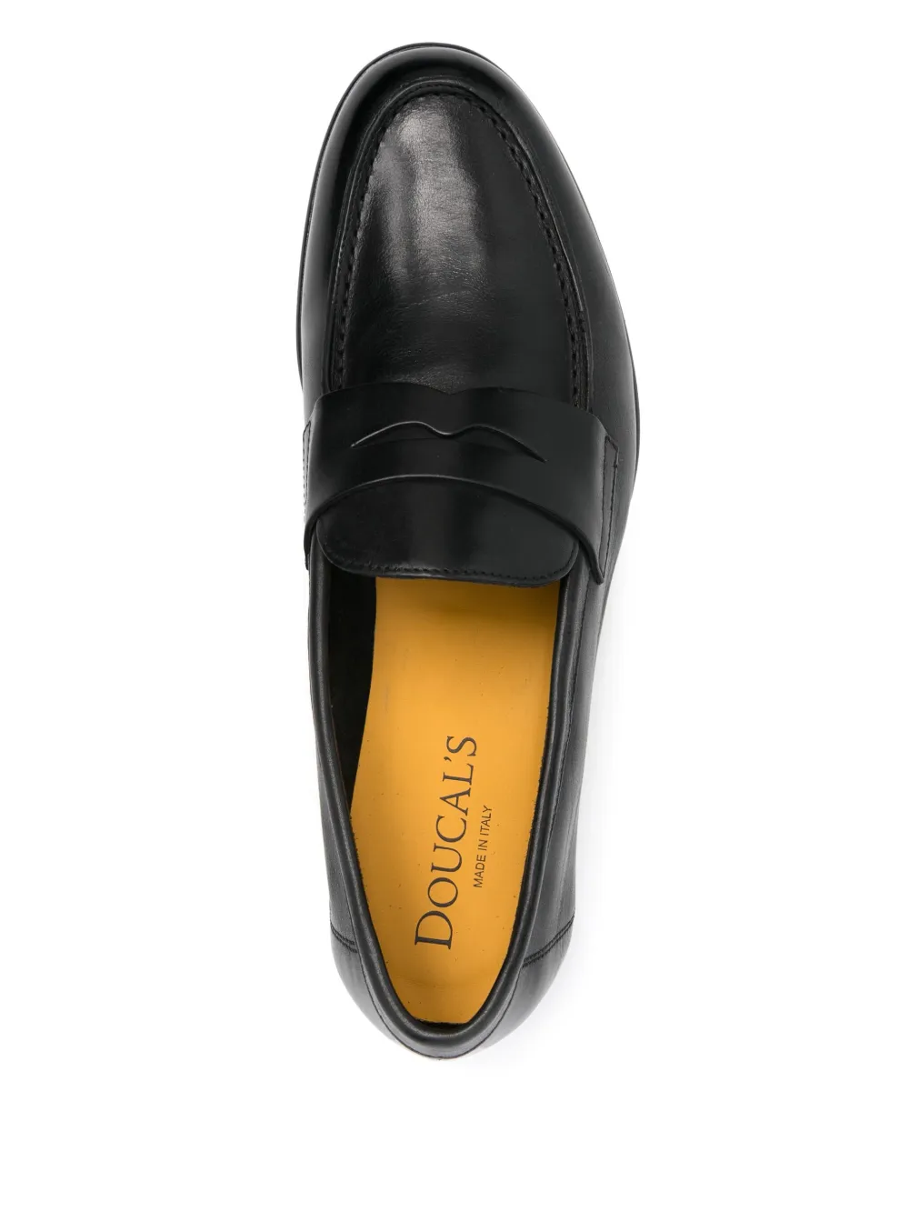 Doucal's leather loafers Black