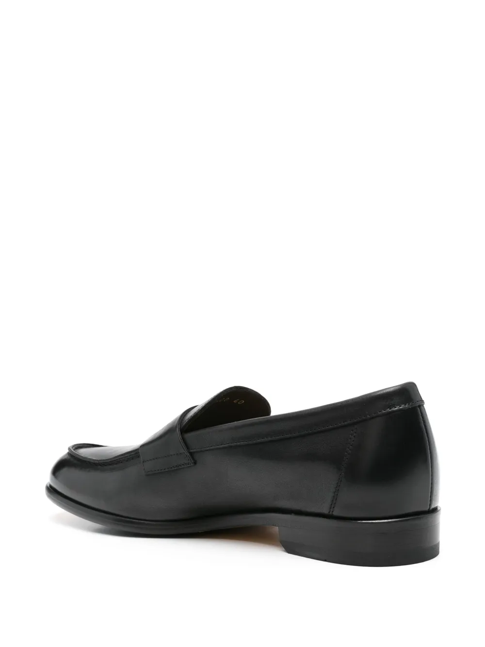 Doucal's leather loafers Black