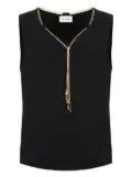 St. John chain-detail tank top - Black