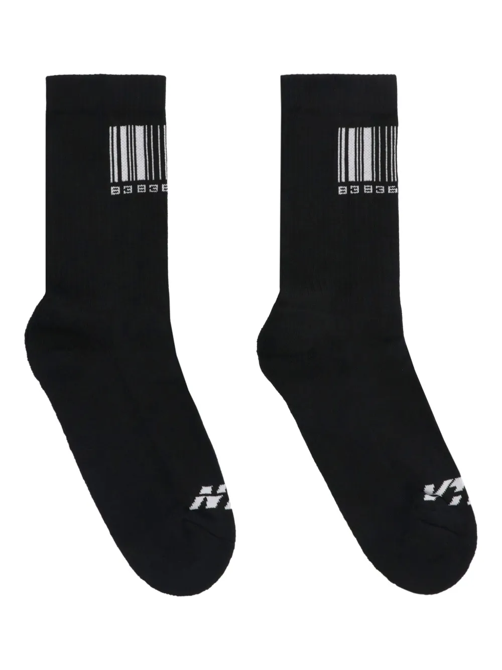 VETEMENTS ロゴ 靴下 - ブラック VETEMENTS ロゴ 靴下 - ブラック