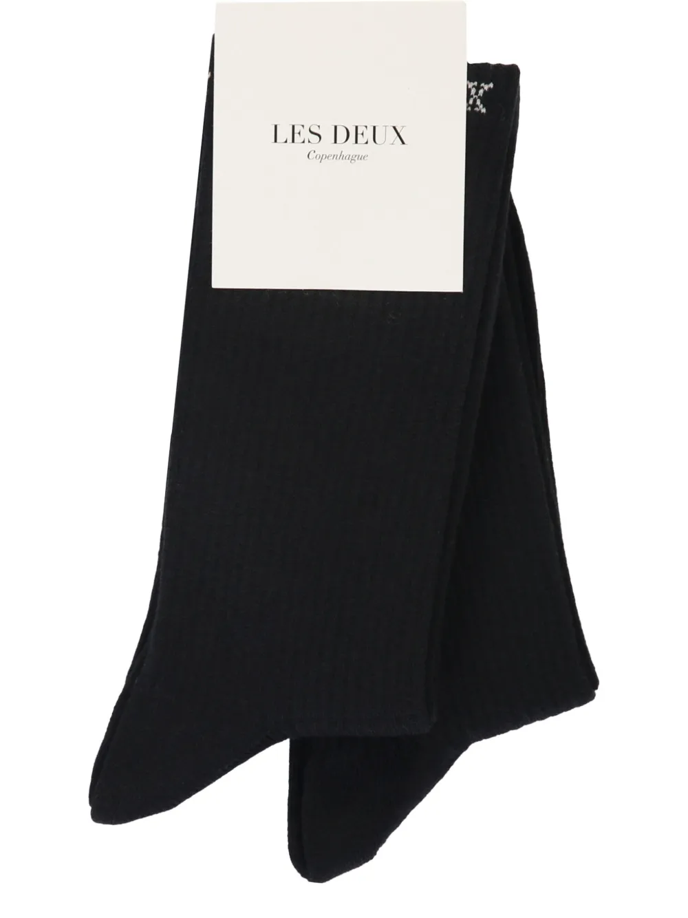 logo-embroidered socks set