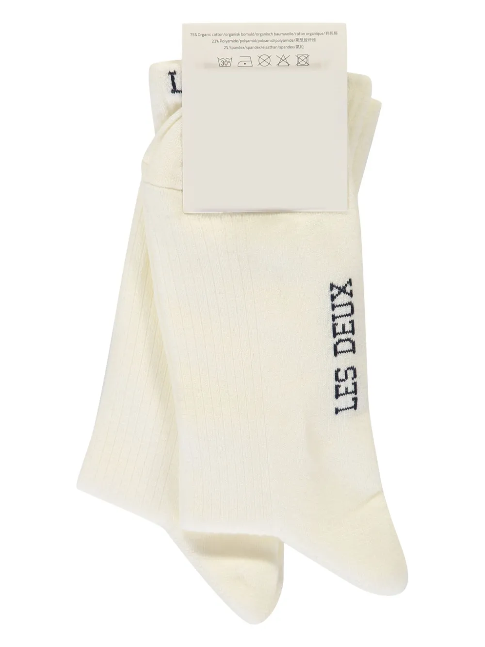 LES DEUX LOGO SOCKS (SET OF TWO)