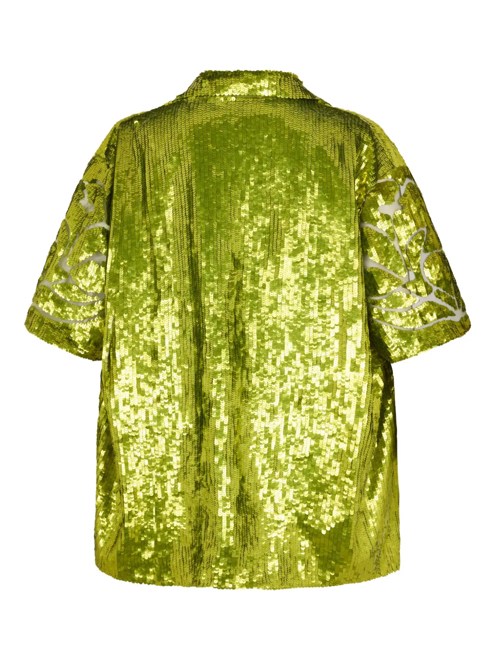 Valentino Garavani sequin shirt - Groen