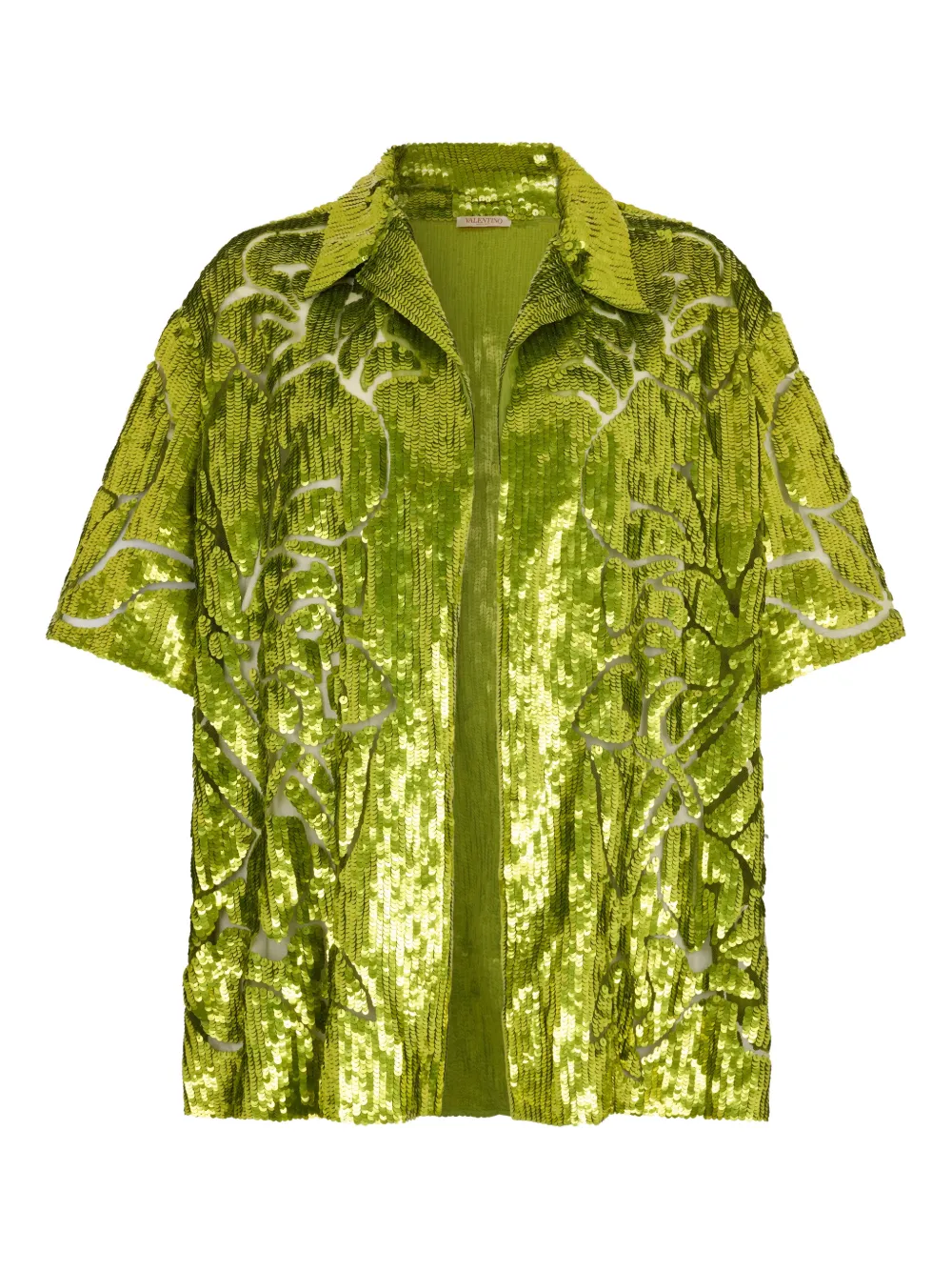 Valentino Garavani sequin shirt - Grün