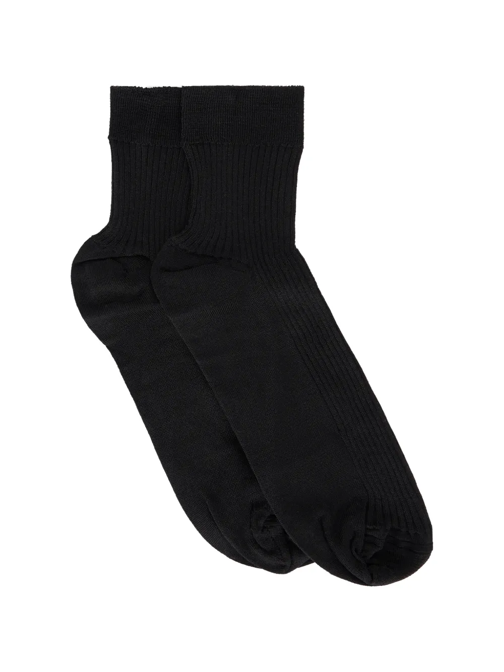  Valentino Garavani Ribbed Socks - Black 