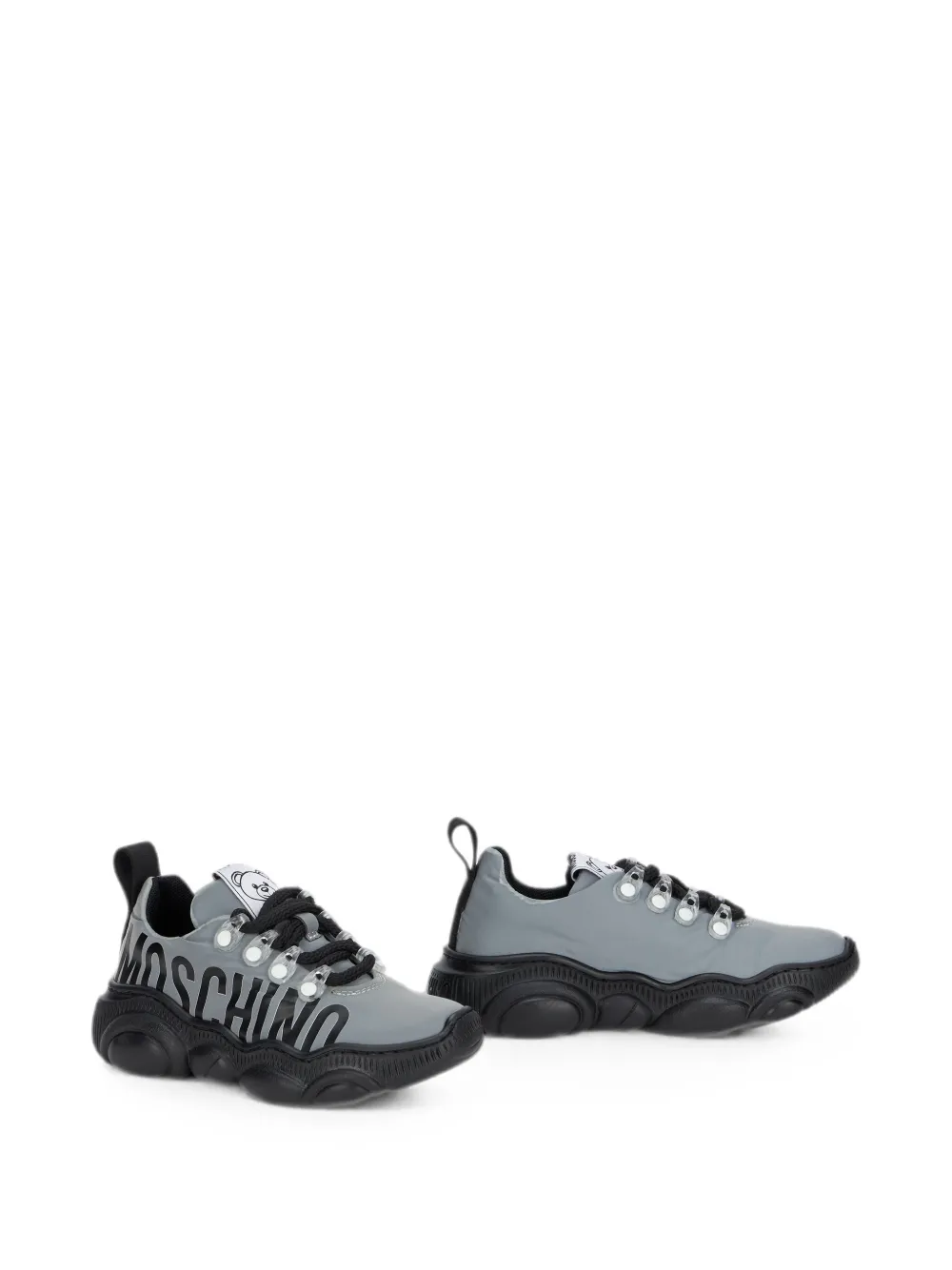 Moschino Sneakers met logoprint Grijs