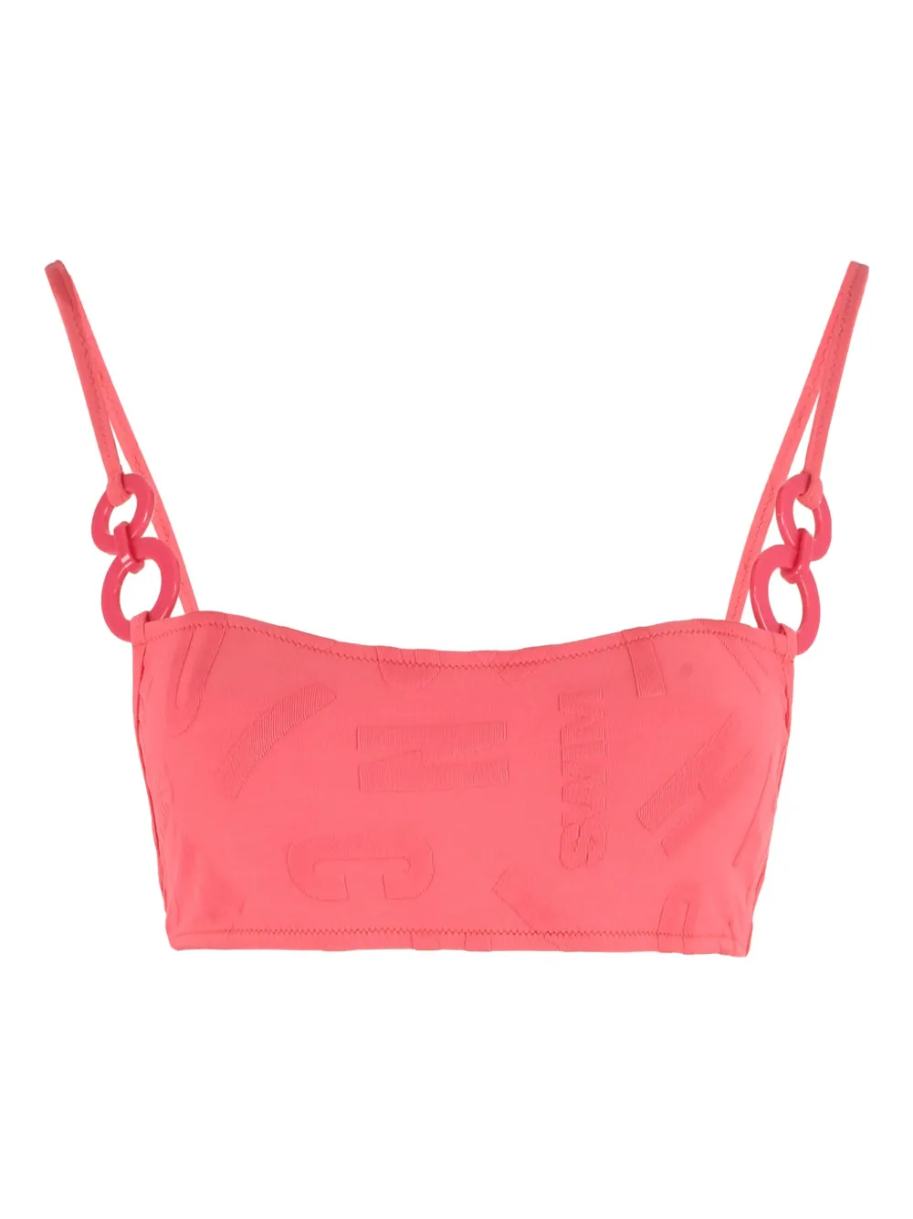 Moschino ring-detail bikini top | Pink | Image 1