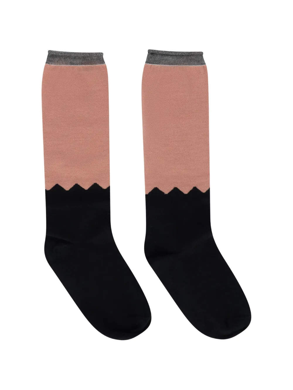  Valentino Garavani Zigzag Socks - Pink 