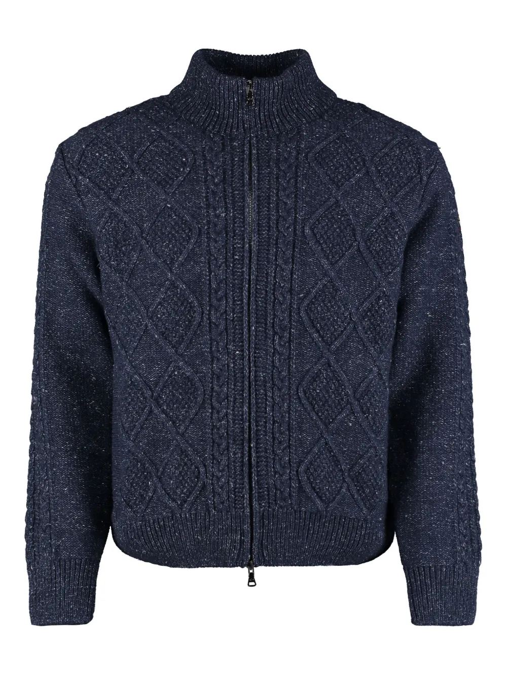 Paul & Shark cable-knit cardigan Blauw