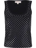 Michael Michael Kors stud-embellished tank top - Black