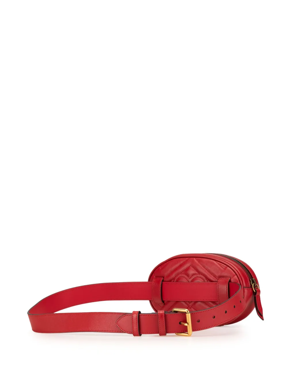 Gucci Pre-Owned 2016-2024 Leather GG Marmont Matelasse belt bag | Pre-Owned | Image 2