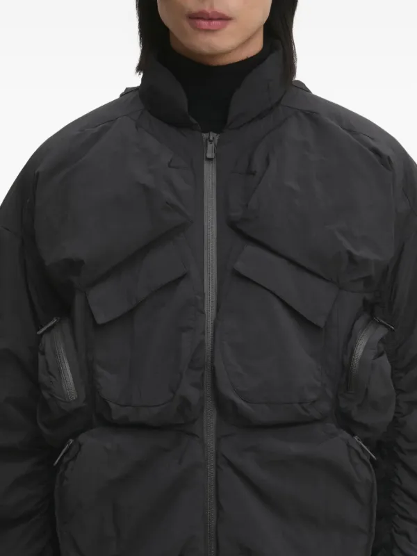 A.A. Spectrum multi-pocket Padded Jacket | Black | FARFETCH ID
