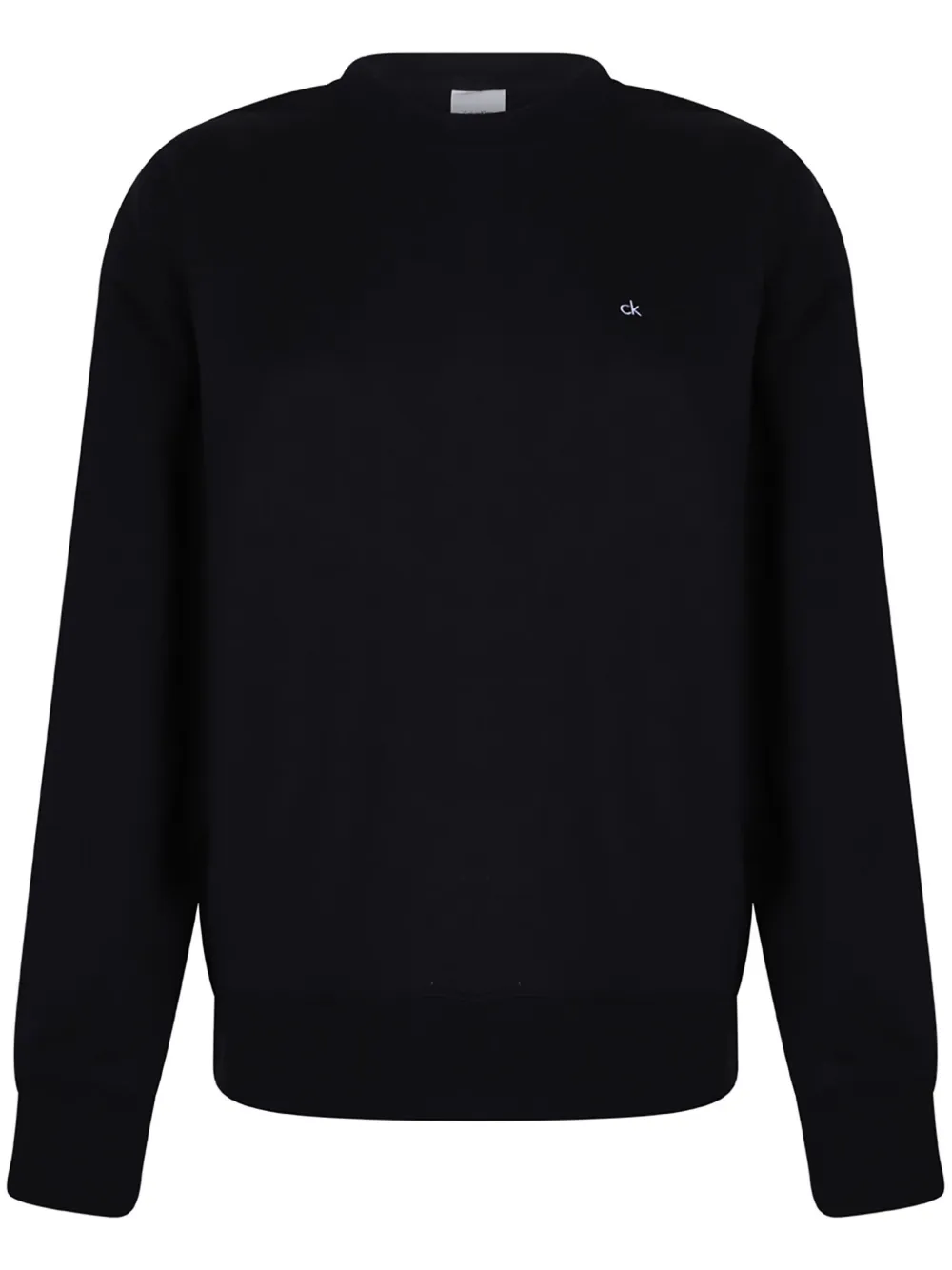Calvin Klein Regular Terry Sweatshirt Clothing In Black