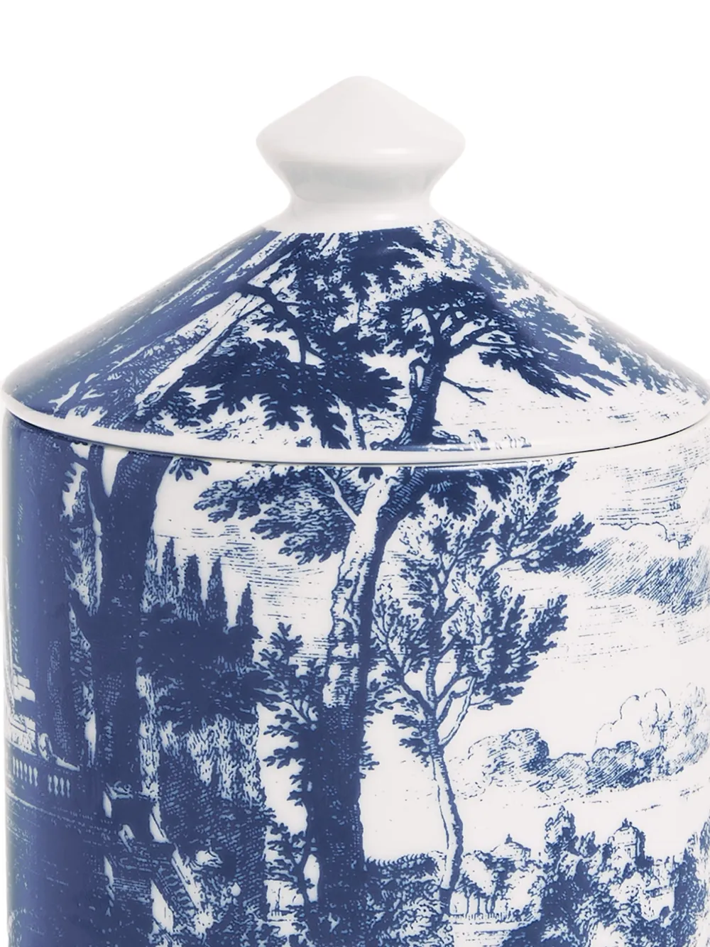Fornasetti Small Se Poi Candle In Blue