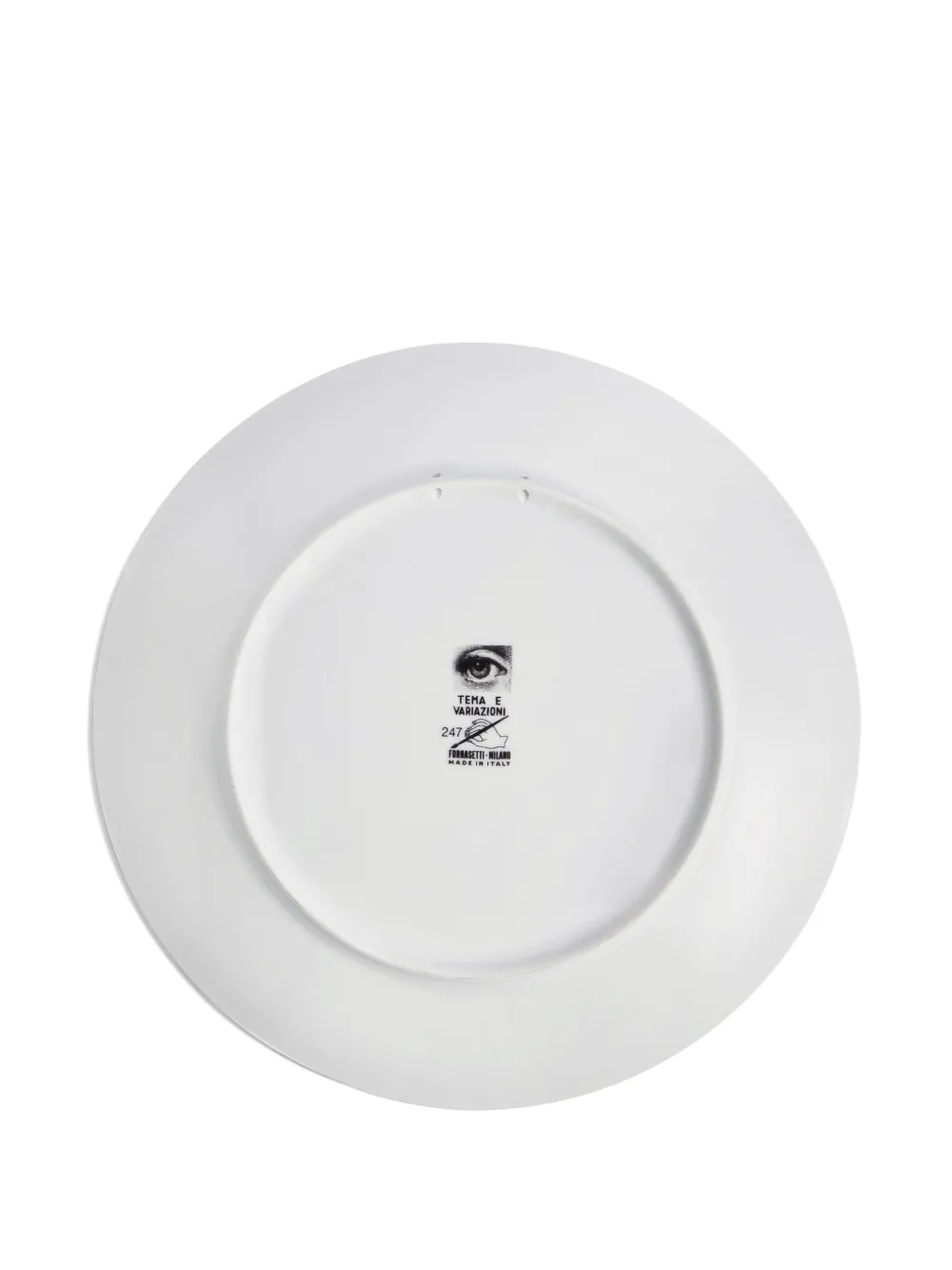 Fornasetti Tema E Variazioni N.247 Wall Plate (26cm) In Black
