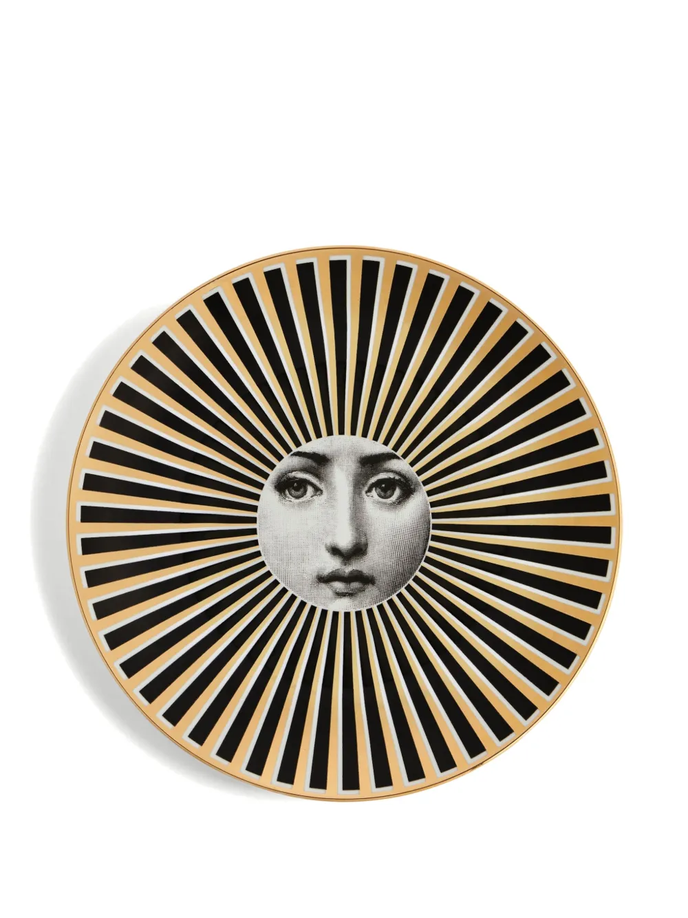 Fornasetti Tema e Variazioni n.247 wall plate (26cm) | Black | Image 1