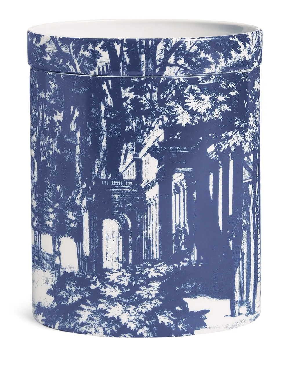 Fornasetti Nel Mentre Giardino Settecentesco "Giardino Segreto" candle (1020g) | Blue | Image 1