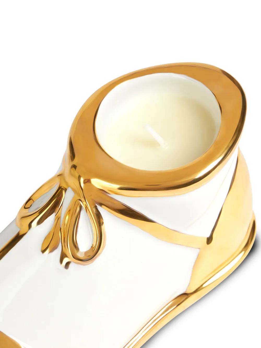 Fornasetti Bugia Della Notte Foot Candle In White