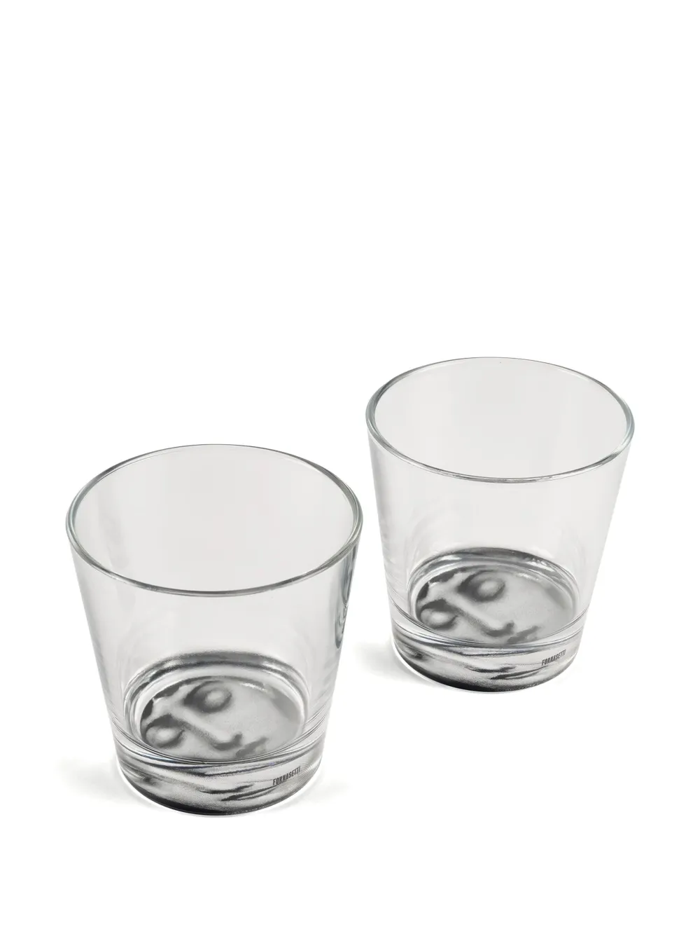 Fornasetti Tema e Variazoni Gläser (2er-Set) | Weiß | Image 1