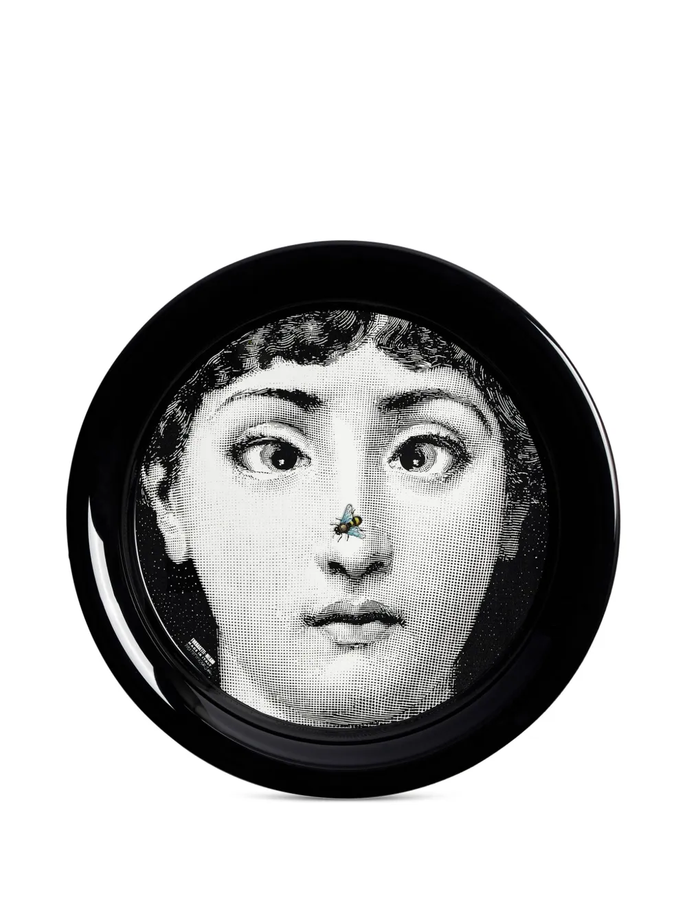 Fornasetti Tema e Variazioni n.363 tray | Black | Image 1