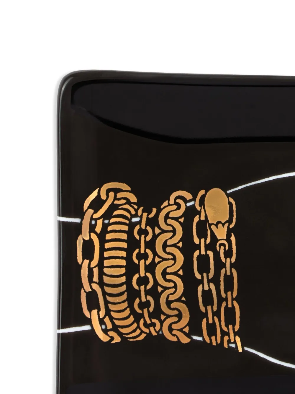 Fornasetti Mano Con Gioielli Ashtray (16cm X 10cm) In Black