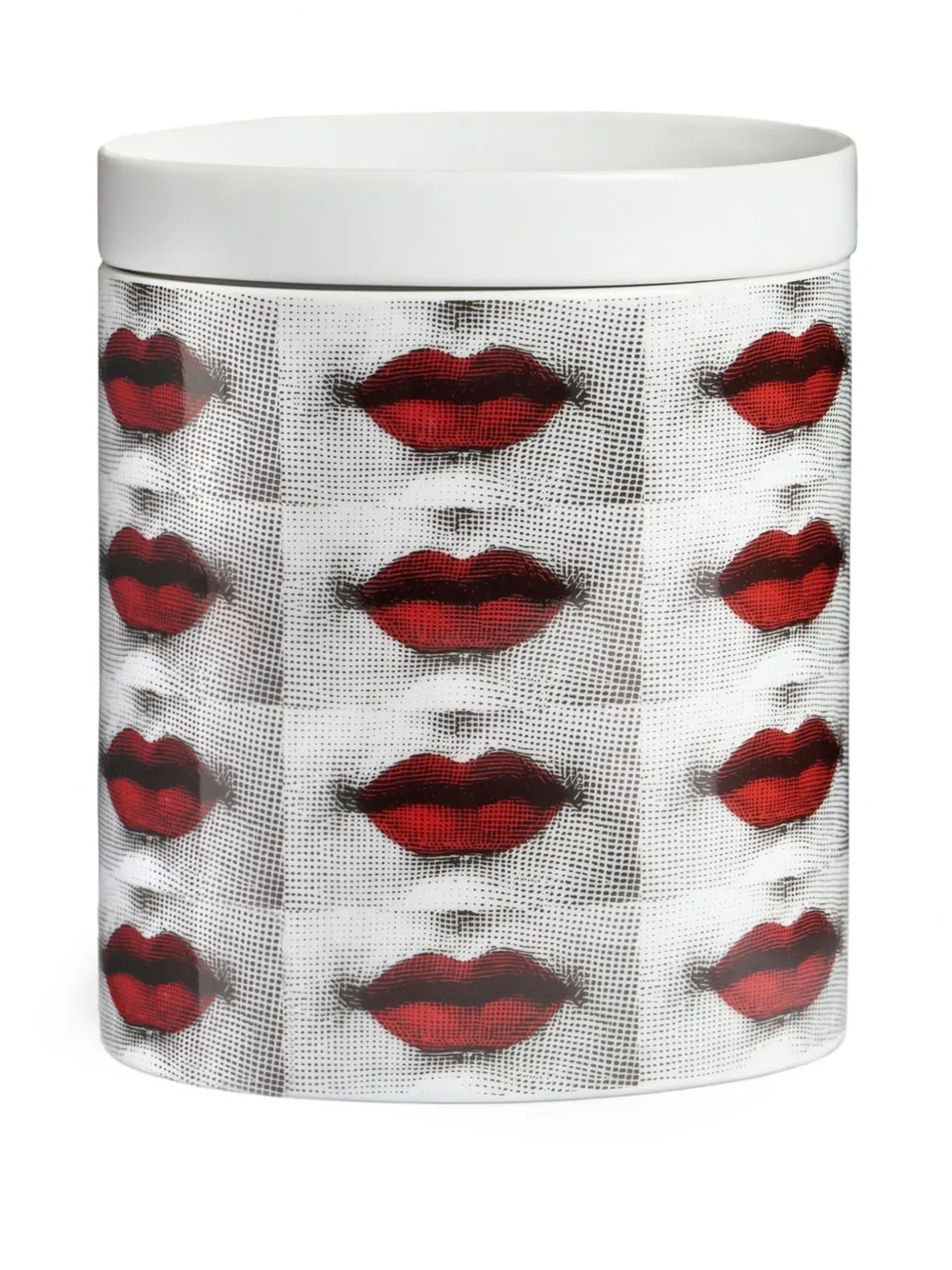 Fornasetti Nel Mentre Bocche Decor "Frutto Proibito" candle (1020g) | White | Image 1