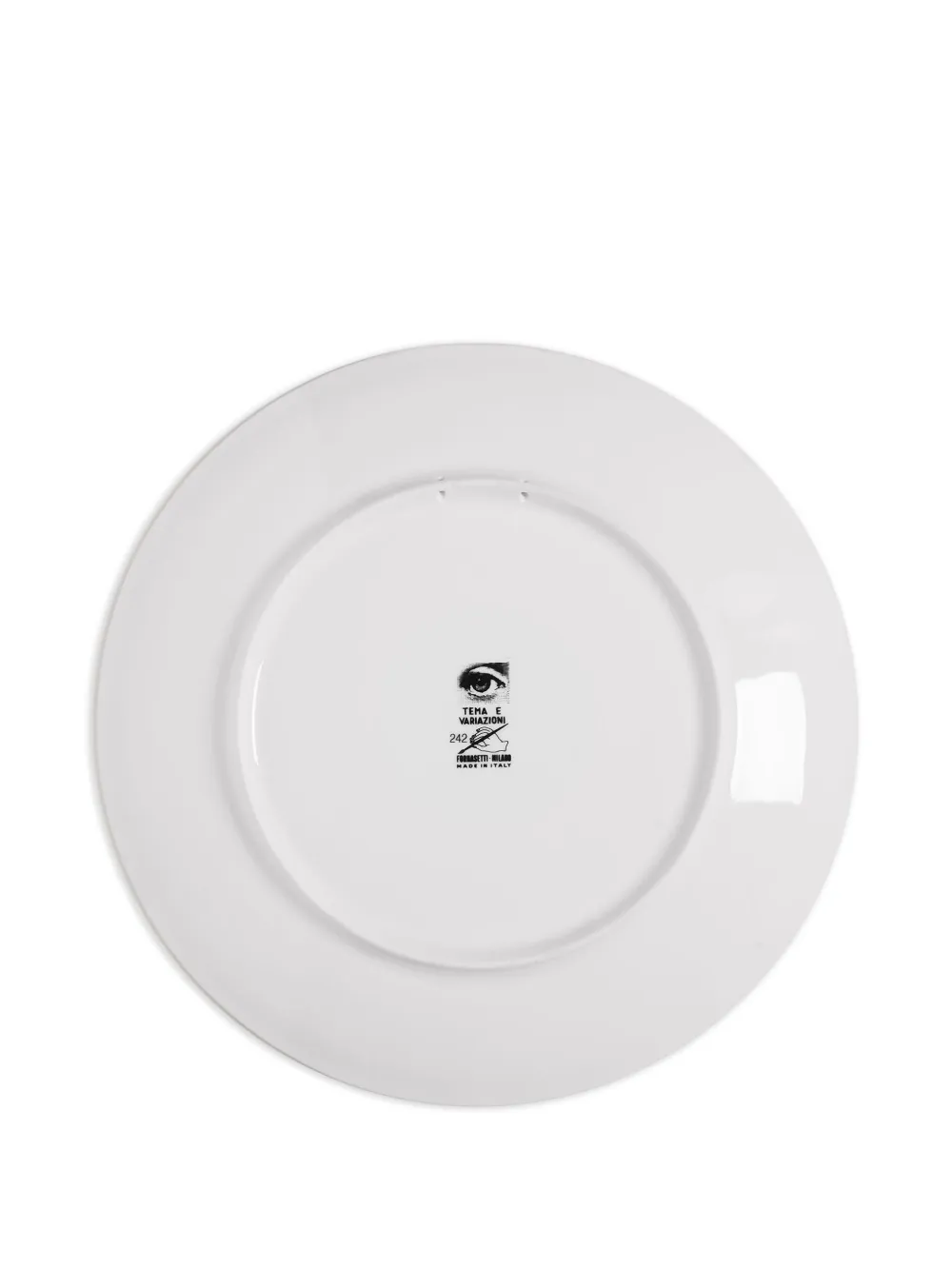 Fornasetti Tema E Variazioni N.242 Wall Plate (26cm) In Black